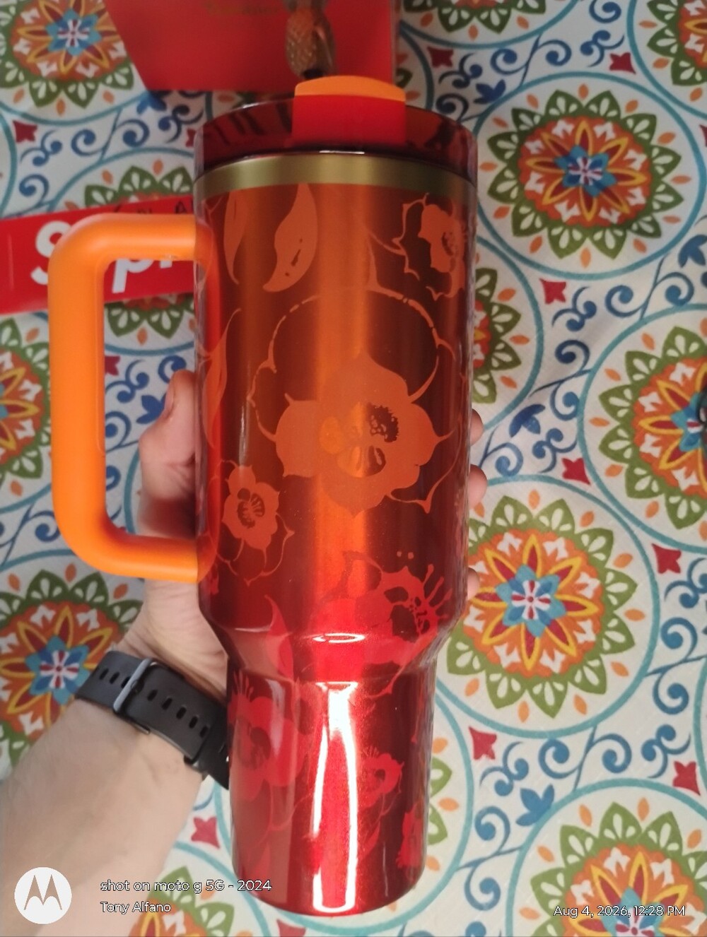 Stanley x Karol G Flor 40oz Quencher BNIB - In Hand Ships Fast - Picture 4 of 6